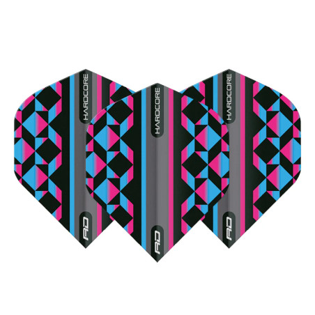 Red Dragon - Pink, Blue & Black Geometric Hardcore Radical Standard