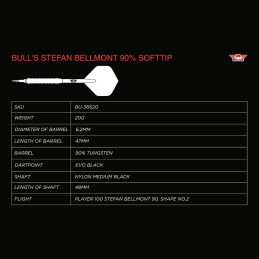 Bulls - Stefan Bellmont 90 - Softdart