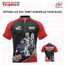 PDC - Offizielles PDC Shirt European Tour 2025 Basel - Players