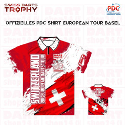 PDC - Offizielles PDC Shirt European Tour 2025 Basel
