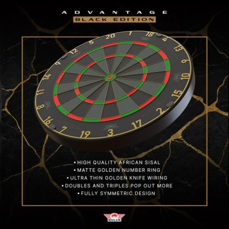 Bulls NL - Advantage Black Dartboard