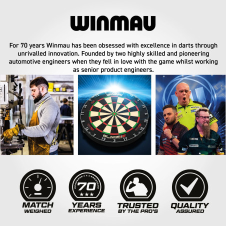 Winmau - Equalizer Offizielle JDC Trainings-Dartscheibe Dartboard