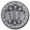 Dart-Pokalemblem 180 Silber