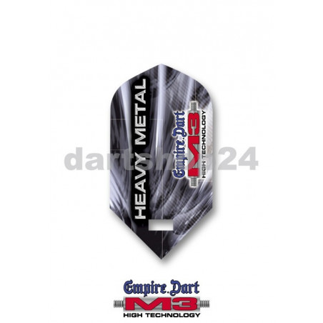 Flight-Set Empire Dart M3 Slot Lock Polyester extra fest Slim Heavy Metal