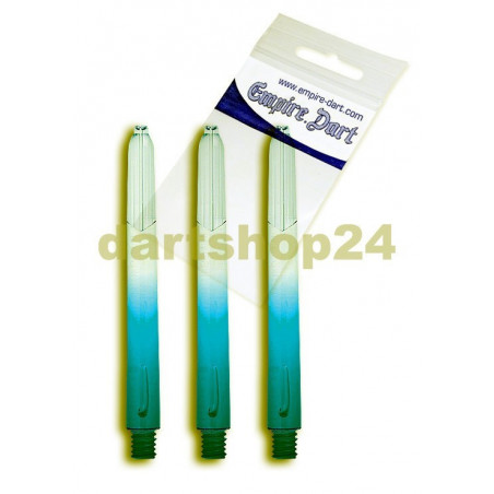 Schaft-Set Empire Kunststoff, mittel, Duo Tone Transparent / Blau