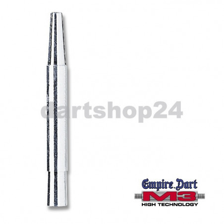 Schaft-Set M3 Aluminium kurz Silber