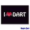 Empire - Dartmatte Schmutzfang-Matte I love Dart