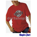 Empire Dart T-Shirt Zickenfreie Zone Rot Größe XL