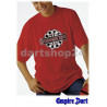 Empire Dart T-Shirt Zickenfreie Zone Rot Größe XL