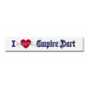 Aufkleber »I love Empire Dart«