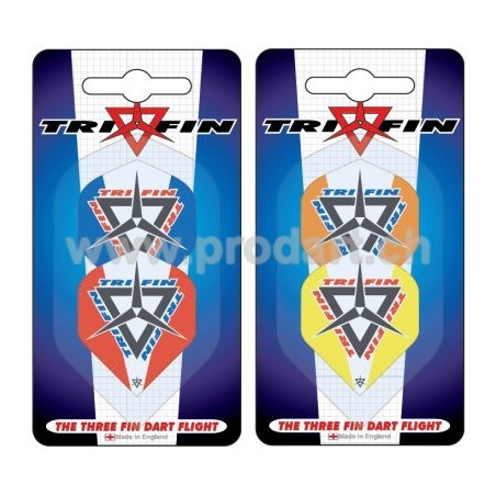 TRI FIN Flight 2er Set - Blau & Rot