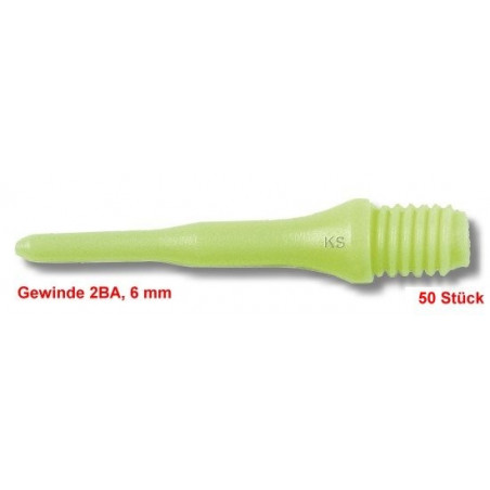 Softspitzen Karella "KS" 50 Stück, neongelb