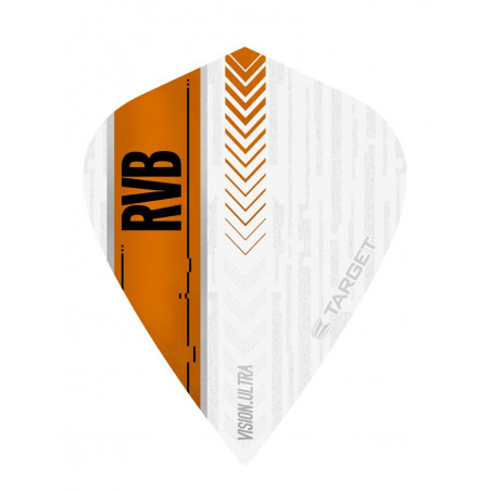 TARGET RVB VISION ULTRA WHITE/ORANGE KITE BAGGED 2017