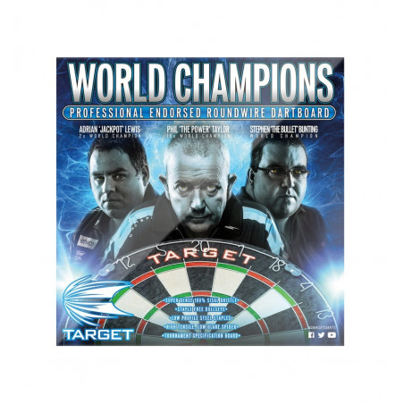 TARGET WORLD CHAMPION ROUND WIRE DART BOARD