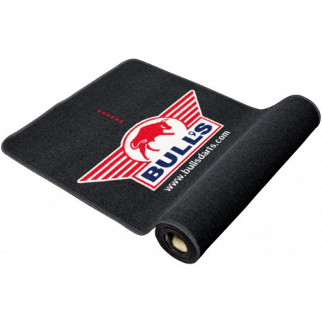 BULLS Dartmatte Black-Red  300x65cm