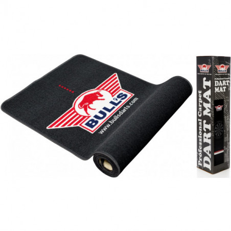 BULLS Dartmatte Black-Red  300x65cm