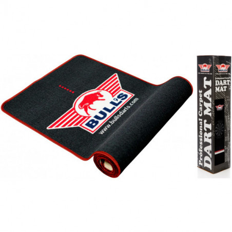 BULLS Dartmatte Black-Red  300x65cm