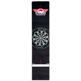 BULLS Dartmatte Black-Black  300x65cm