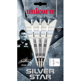 Unicorn - Michael Smith Silver Star - Steeldart