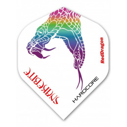Red Dragon - Peter Wright Snakebite Hardcore White Dart Flights