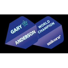 Unicorn - AUTHENTIC .100 FLIGHT - GARY ANDERSON WORLD CHAMPION
