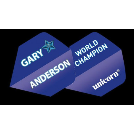 Unicorn - AUTHENTIC .100 FLIGHT - GARY ANDERSON WORLD CHAMPION