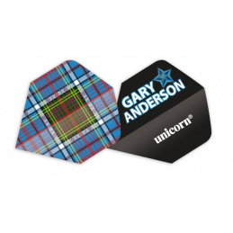 Unicorn - AUTHENTIC .100 FLIGHT - GARY ANDERSON TARTAN