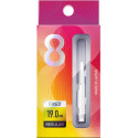 8 FLIGHT REG WHITE SHT 19MM FIXED SHAFT BOXED 2019