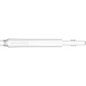 8 FLIGHT REG CLEAR MED 33MM SPIN SHAFT BOXED 2019