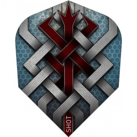 Shot VIKING BERSERKER DART FLIGHT SET-SMALL STANDARD