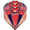 Shot ARMOUR RED DART FLIGHT SET-SMALL STANDARD