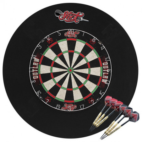Shot Outlaw Tournament Dartboard Set