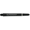 Harrows Supergrip Shafts - Schwarz/Silver  INTB 40mm