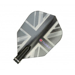 TARGET Flight Set (3 Stk) Standard RHINO 150 Black Union Jack