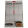dartSHOP24 Scoreset Flex Whiteboard 45 x 30 cm SET