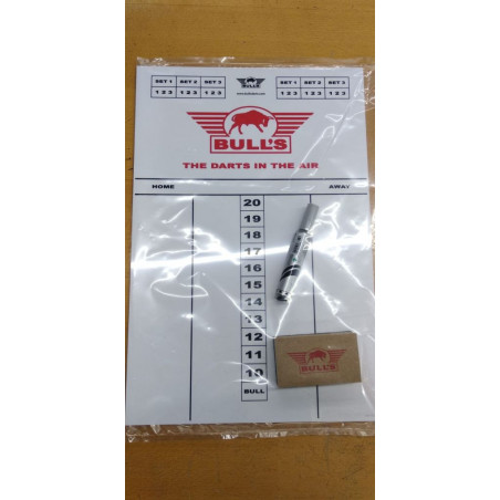 Bulls Scoreset Flex Whiteboard 45 x 30 cm SET