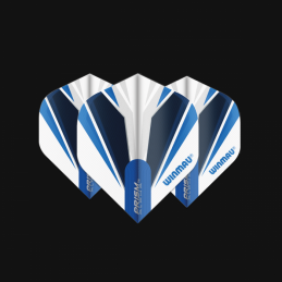 Winmau Prism Alpha White & Blue