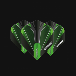 Winmau Prism Alpha Black & Green