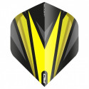 Red Dragon - Hardcore Radical Black & Yellow Dart Flights