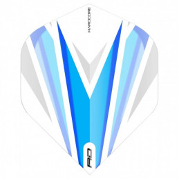 Red Dragon - Hardcore Radical Blue & White Dart Flights