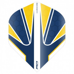Red Dragon - Hardcore Radical Blue & Yellow Dart Flights