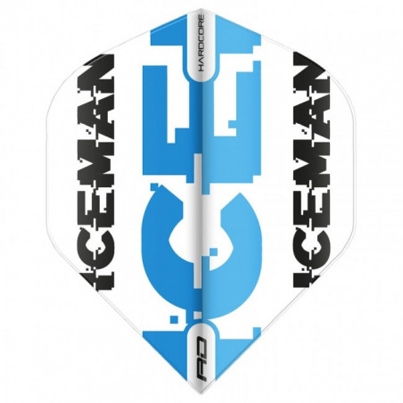Red Dragon - Hardcore Gerwyn Price - White & Blue Logo Flights
