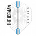 Red Dragon - Hardcore Gerwyn Price - White & Grey Snowflake Logo Flights