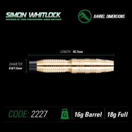 Winmau - Simon Whitlock Brass - Softdart