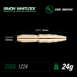 Winmau - Simon Whitlock Brass - Steeldart