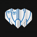Winmau Prism Alpha Vincent van der Voort White & Blue