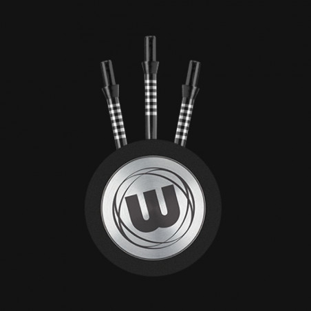 Winmau - FreeFlo Black Re-Grooved Points 35mm