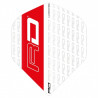 Red Dragon - Hardcore White & Red RD Logo Dart Flights