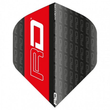 Red Dragon Hardcore Black & Red RD Logo Dart Flights